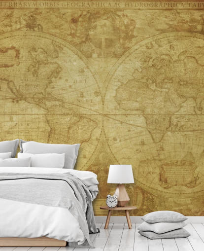 Vintage World Map Wallpaper Vintage World Map Wallpaper
