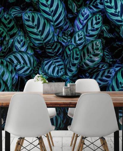 Papel pintado Hoja rayada Papel pintado Hoja rayada