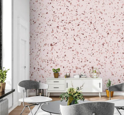 Pink og Plum Lilla Terrazzo Baggrund
