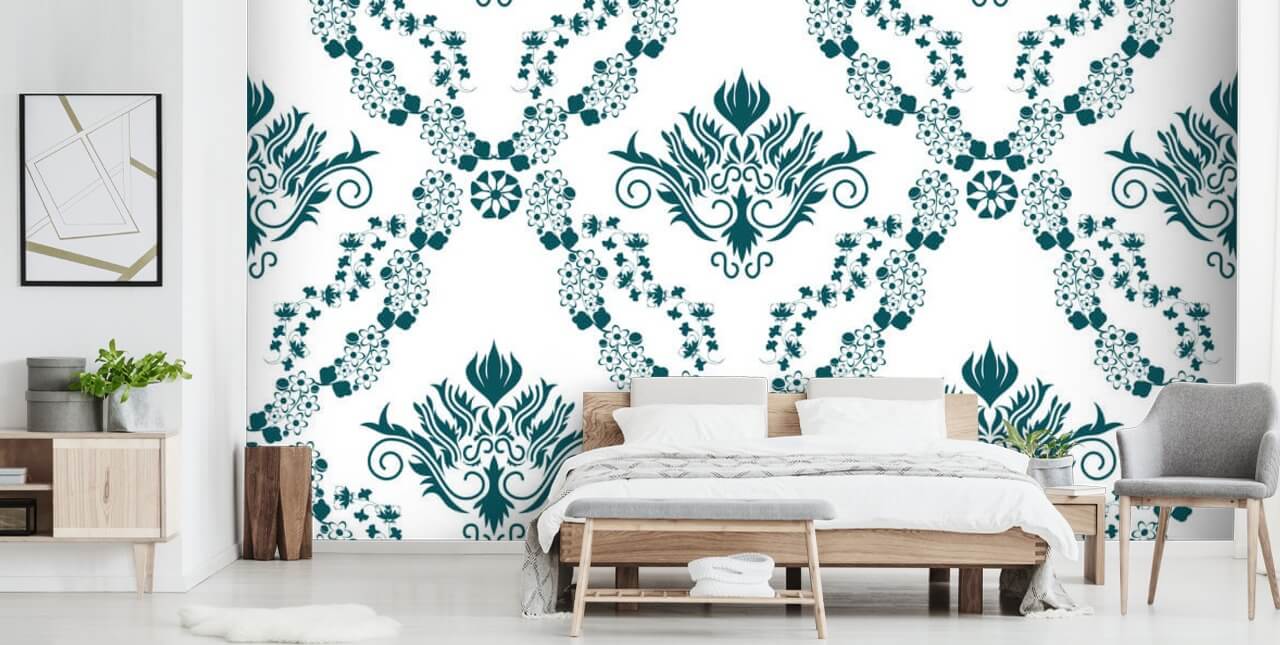 vintage vit och kricka mönster tapet vintage vit och kricka mönster tapet