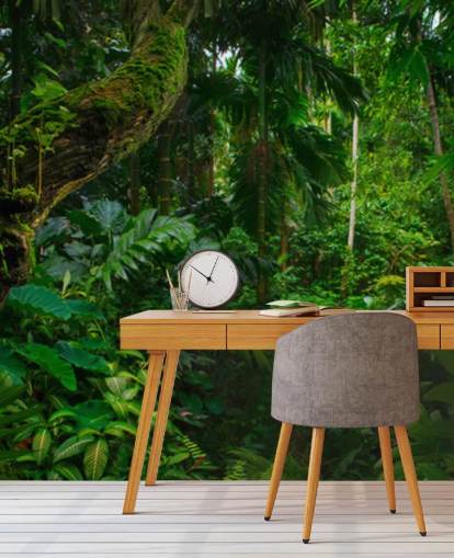 bladgrøn jungle tapet bladgrøn jungle tapet