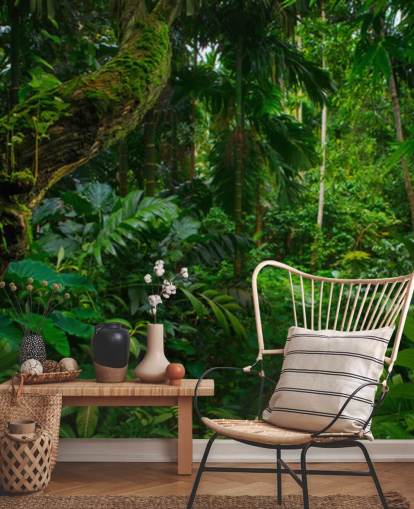 bladgrøn jungle tapet bladgrøn jungle tapet