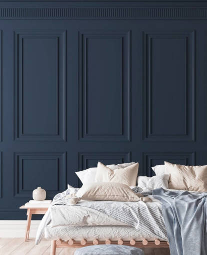 dark blue customisable wood panel wallpaper mural called Dark Blue Panel for lounges or bedrooms dark blue customisable wood panel wallpaper mural called Dark Blue Panel for lounges or bedrooms