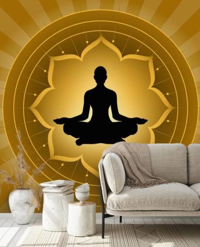 Yoga - Lotus Meditation Baggrund Yoga - Lotus Meditation Baggrund