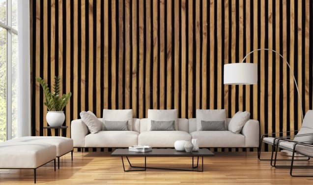 Panel Wallpaper - Wood Panel Effect Wallpaper | Wallsauce UK