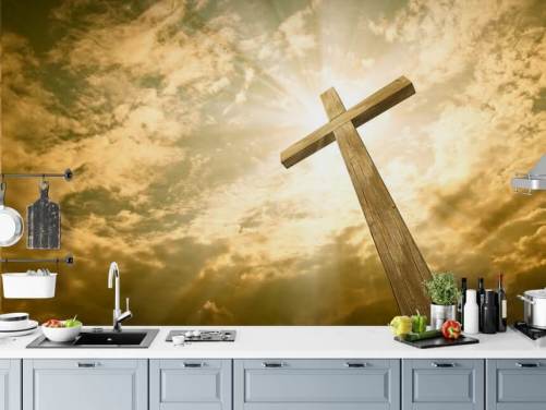 Cross Against the Sky Christian Wallpaper