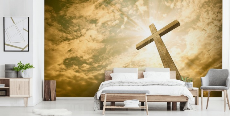 Cross Against the Sky Christian Wallpaper