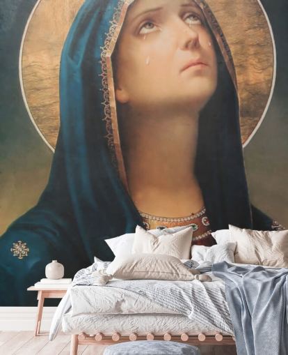 Mary Crying Christian Wall Mural Mary Crying Christian Wall Mural