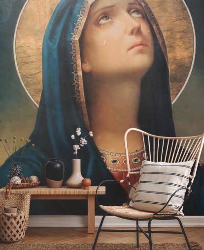 Mary Crying Christian Wall Mural Mary Crying Christian Wall Mural