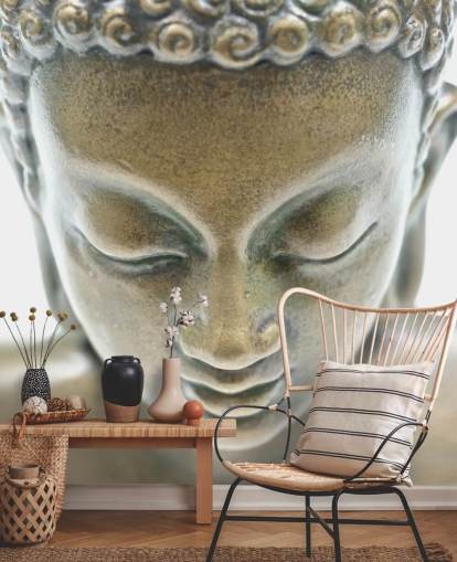 buddha head behang buddha head behang