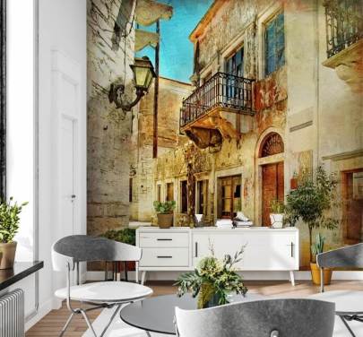 Papier peint Ancient Greek Town