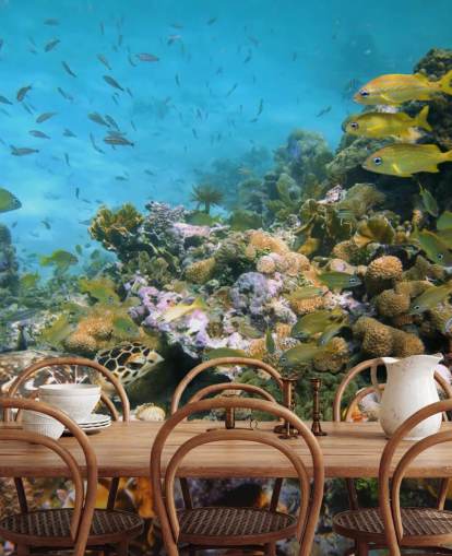 Korallen und Meereslebewesen Tapete Korallen und Meereslebewesen Tapete