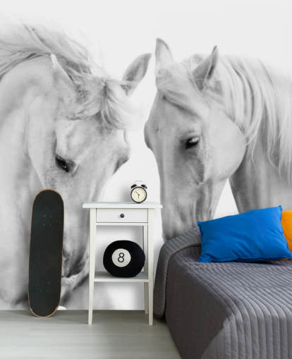 black and white portrait of two horses wallpaper black and white portrait of two horses wallpaper