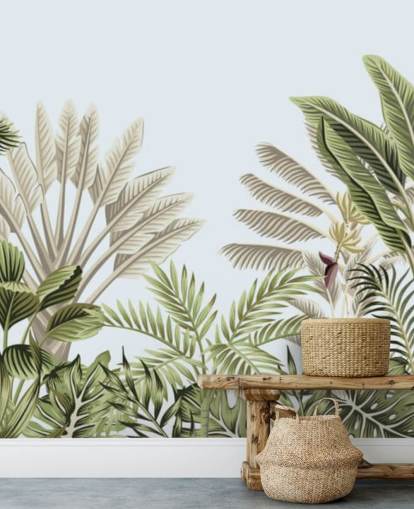 tropical rain forest illustrated trees wallpaper tropical rain forest illustrated trees wallpaper