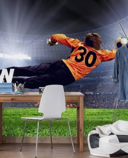 Papier Peint Fresque Gardien De But Faire Papier Peint Fresque Gardien De But Faire