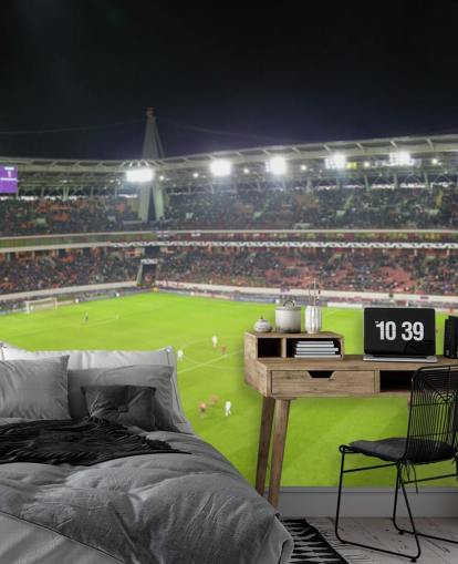 Panoraama jalkapallostadion Jalkapallo Taustakuva Panoraama jalkapallostadion Jalkapallo Taustakuva