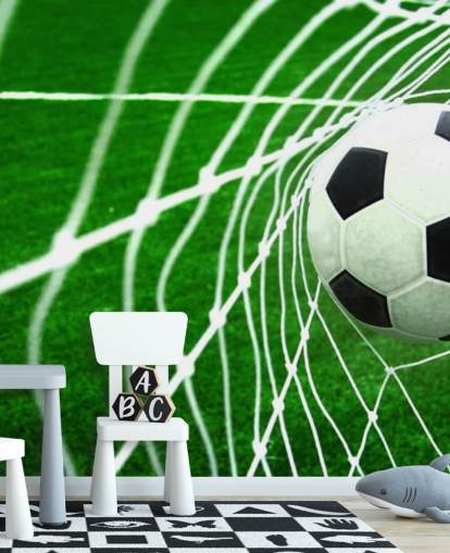 Mural de papel de parede Futebol na Rede Mural de papel de parede Futebol na Rede