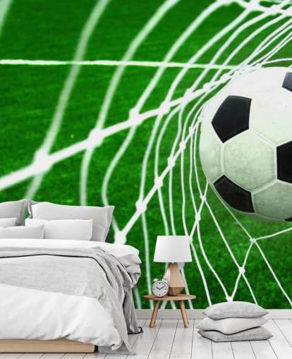 Mural de papel de parede Futebol na Rede Mural de papel de parede Futebol na Rede