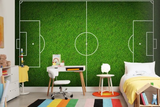 Papel de parede texturizado do campo de futebol