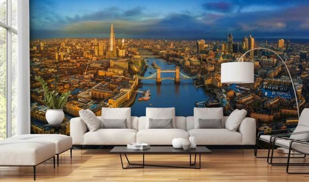 London From the Sky Wallpaper