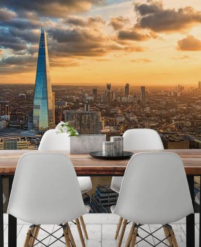Shard Cityscape at Sunset Wallpaper Shard Cityscape at Sunset Wallpaper