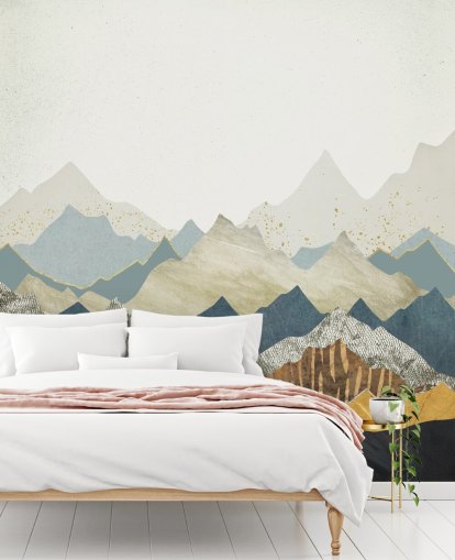 Marble and Concrete Effect Abstract Mountains Wallpaper Marble and Concrete Effect Abstract Mountains Wallpaper