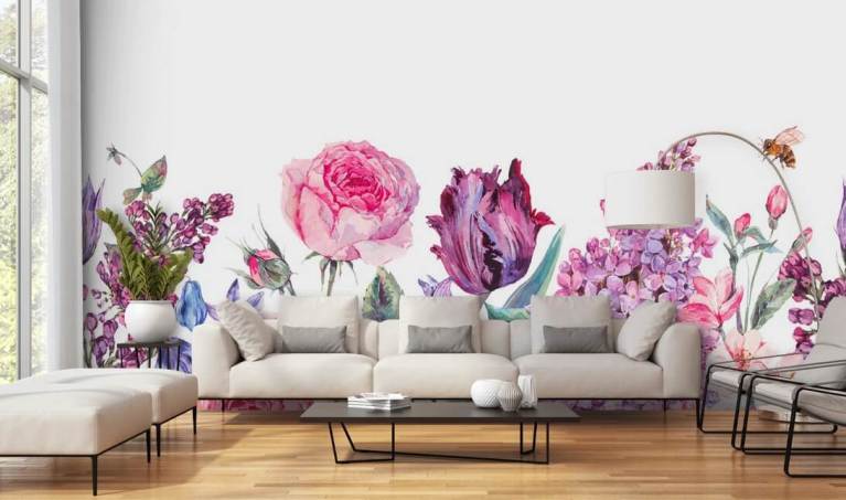 Floral Wallpaper & Flower Wall Murals | Wallsauce US