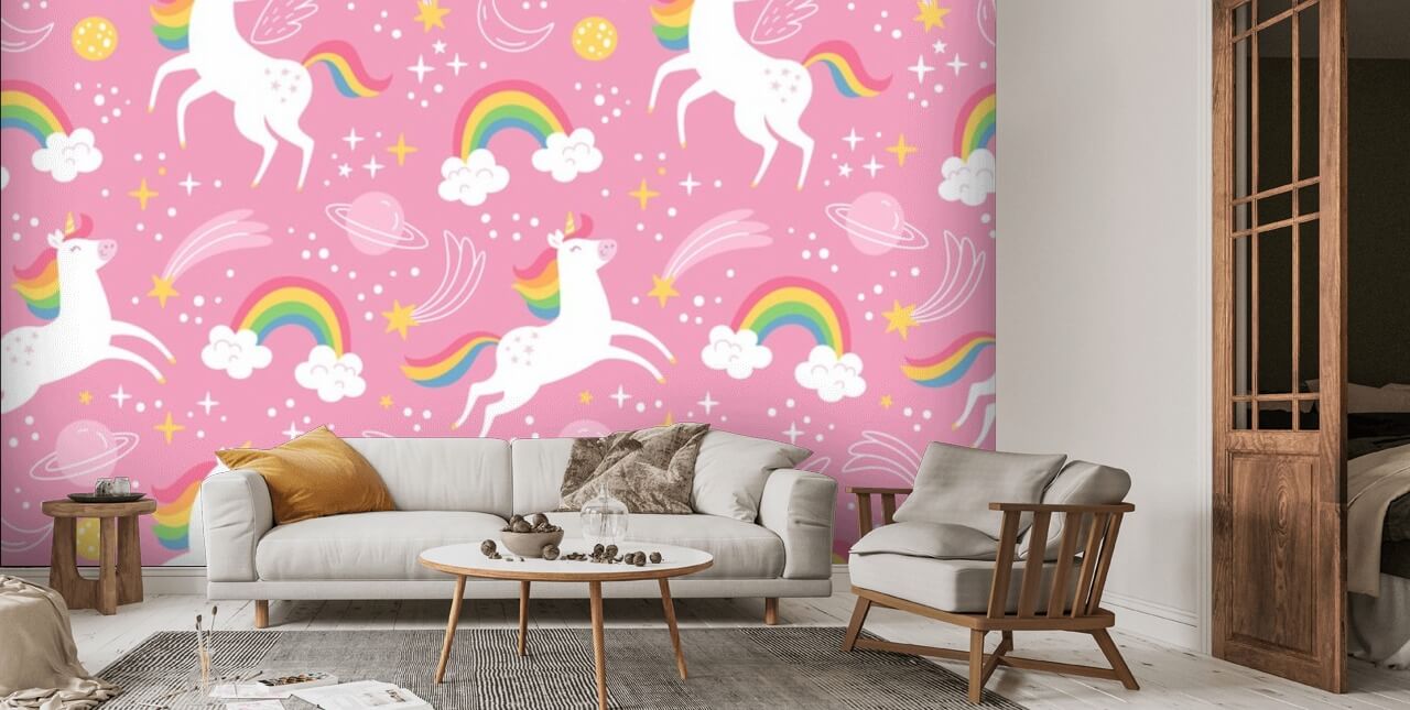 Rainbow Unicorn Wallpaper