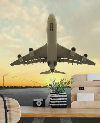Plane Setting Off Wallpaper Plane Setting Off Wallpaper