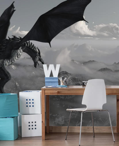 flying and roaring dragon over mountains wallpaper flying and roaring dragon over mountains wallpaper