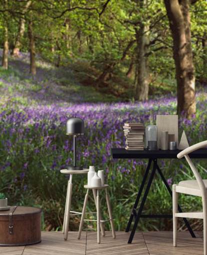 texas bluebell skog tapet texas bluebell skog tapet