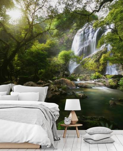 fond d'écran photo cascade de montagne et ruisseau fond d'écran photo cascade de montagne et ruisseau