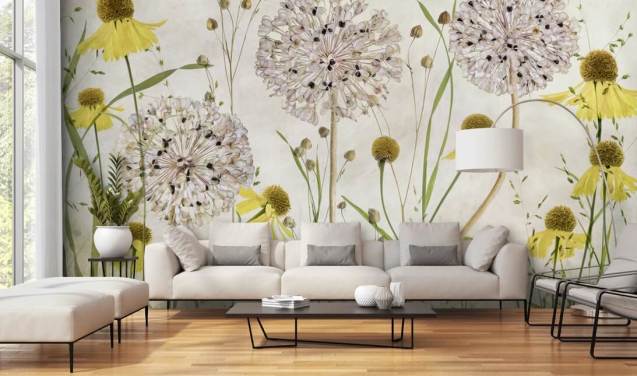 Floral Wallpaper and Flower Wall Murals | Wallsauce UK