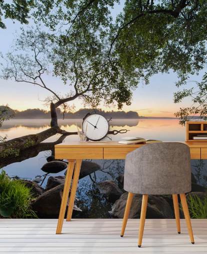 peaceful lake wallpaper mural called Lake View by 1x for home offices and businesses peaceful lake wallpaper mural called Lake View by 1x for home offices and businesses