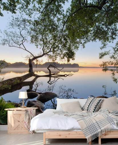 peaceful lake wallpaper mural called Lake View by 1x for home offices and businesses peaceful lake wallpaper mural called Lake View by 1x for home offices and businesses
