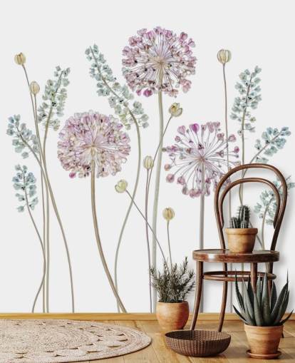 lilac and blue shaded floral wallpaper lilac and blue shaded floral wallpaper