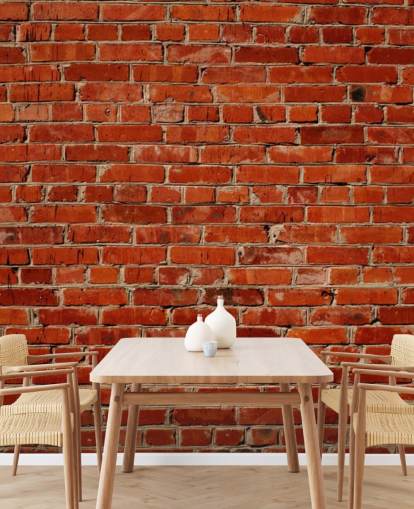 punainen räätälöitävä tiilitapetti seinämaalaus nimeltä Red Brick Wall makuuhuoneisiin ja toimistoihin punainen räätälöitävä tiilitapetti seinämaalaus nimeltä Red Brick Wall makuuhuoneisiin ja toimistoihin