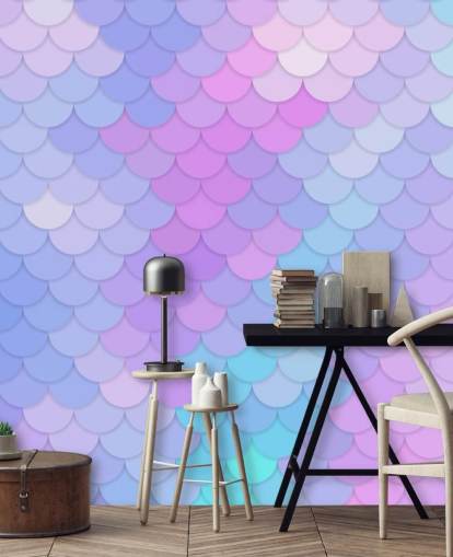pastel coloured mermaid scales wallpaper pastel coloured mermaid scales wallpaper