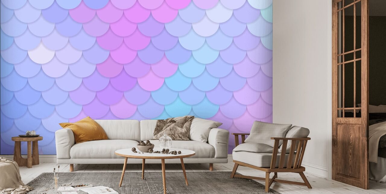 Mermaid Fish Scale Fish Scale Color Wallpaper Macaron Color Multicolor  Fairy Mermaid Tail Colorful Glow Background Wallpaper Image For Free  Download  Pngtree