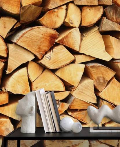 Papel de parede de madeira Papel de parede de madeira