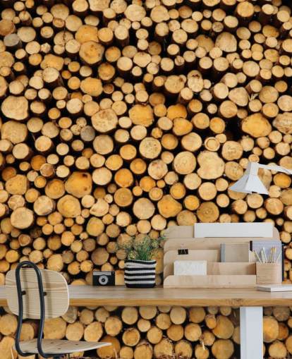 Piled Log Baggrund Piled Log Baggrund