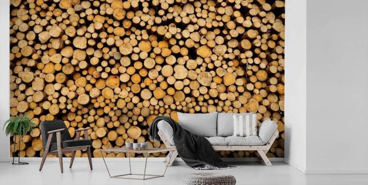Piled Log Baggrund