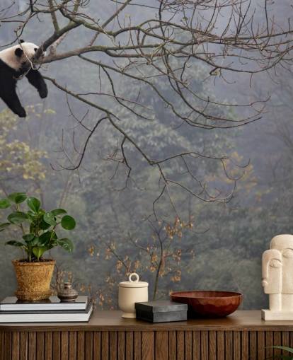 panda i et tre tapet panda i et tre tapet