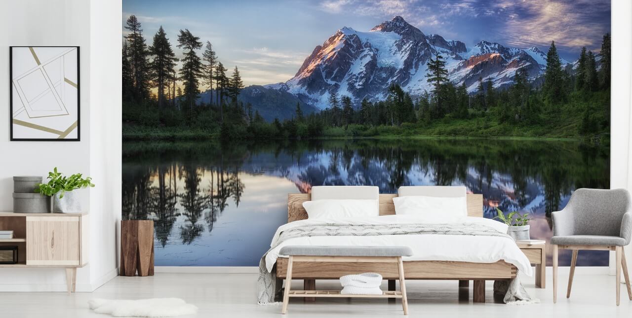 snowy mountain and lake waters wallpaper snowy mountain and lake waters wallpaper