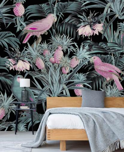 sepia papegojor i djungeln tapeter sepia papegojor i djungeln tapeter