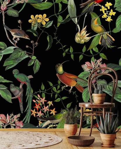 tropical jungle hummingbird wallpaper tropical jungle hummingbird wallpaper