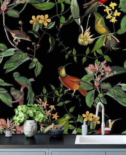 tropical jungle hummingbird wallpaper tropical jungle hummingbird wallpaper