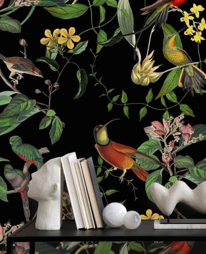 tropisk jungle kolibri tapet tropisk jungle kolibri tapet