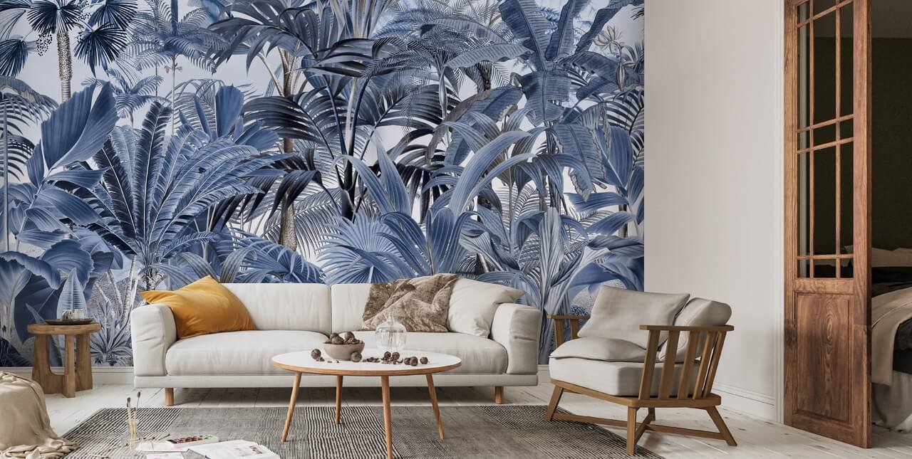 Tropical Landscape 3 Wall Mural | Wallsauce UK