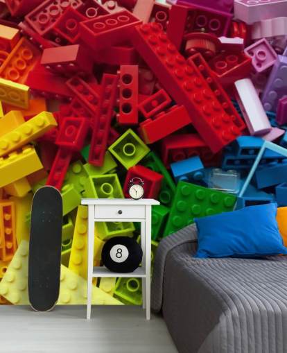 colourful toy bricks in a pile kids wallpaper colourful toy bricks in a pile kids wallpaper